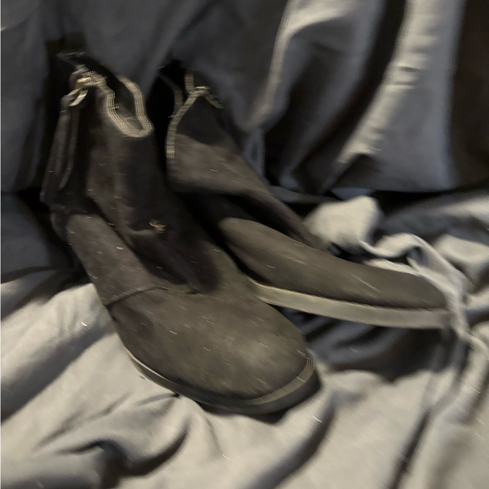 Black Suede Ankle Boots